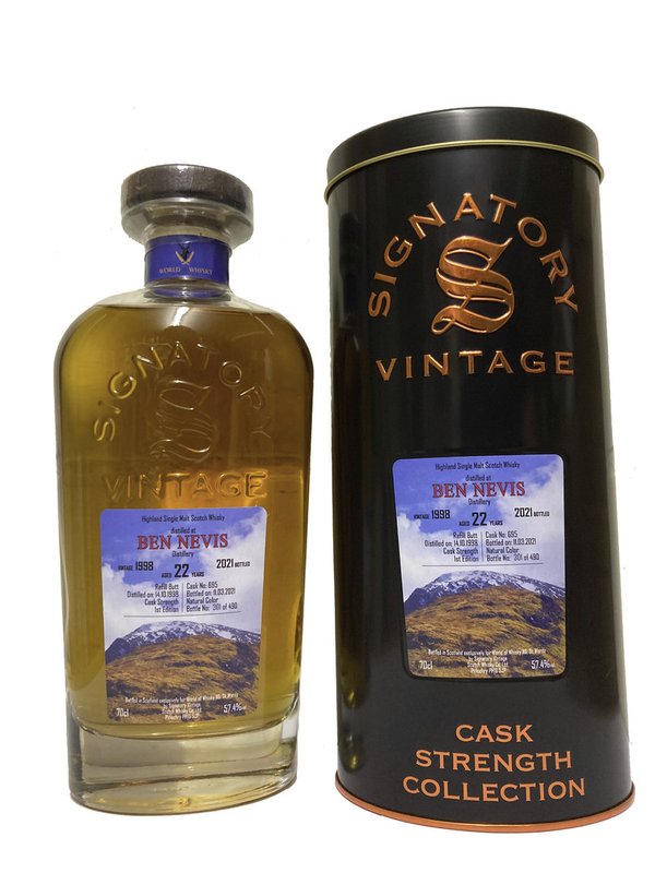 Ben Nevis 1998-2021 22y Cask Strength Collection Waldhaus am See Label